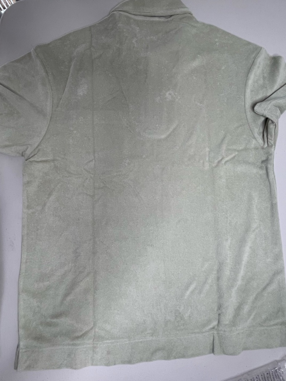 Relaxed Terry Polo in Light Sage, unisex, Size Large, NWT - Picture 4 of 11
